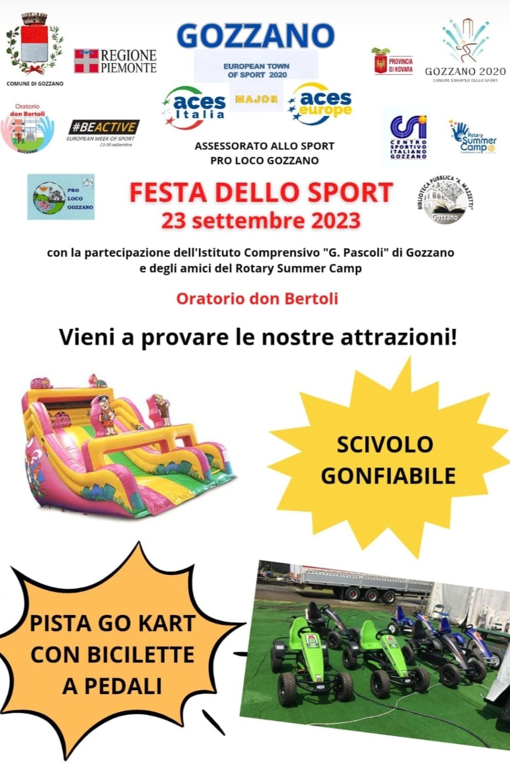 Festa dello sport Gozzano 2023
