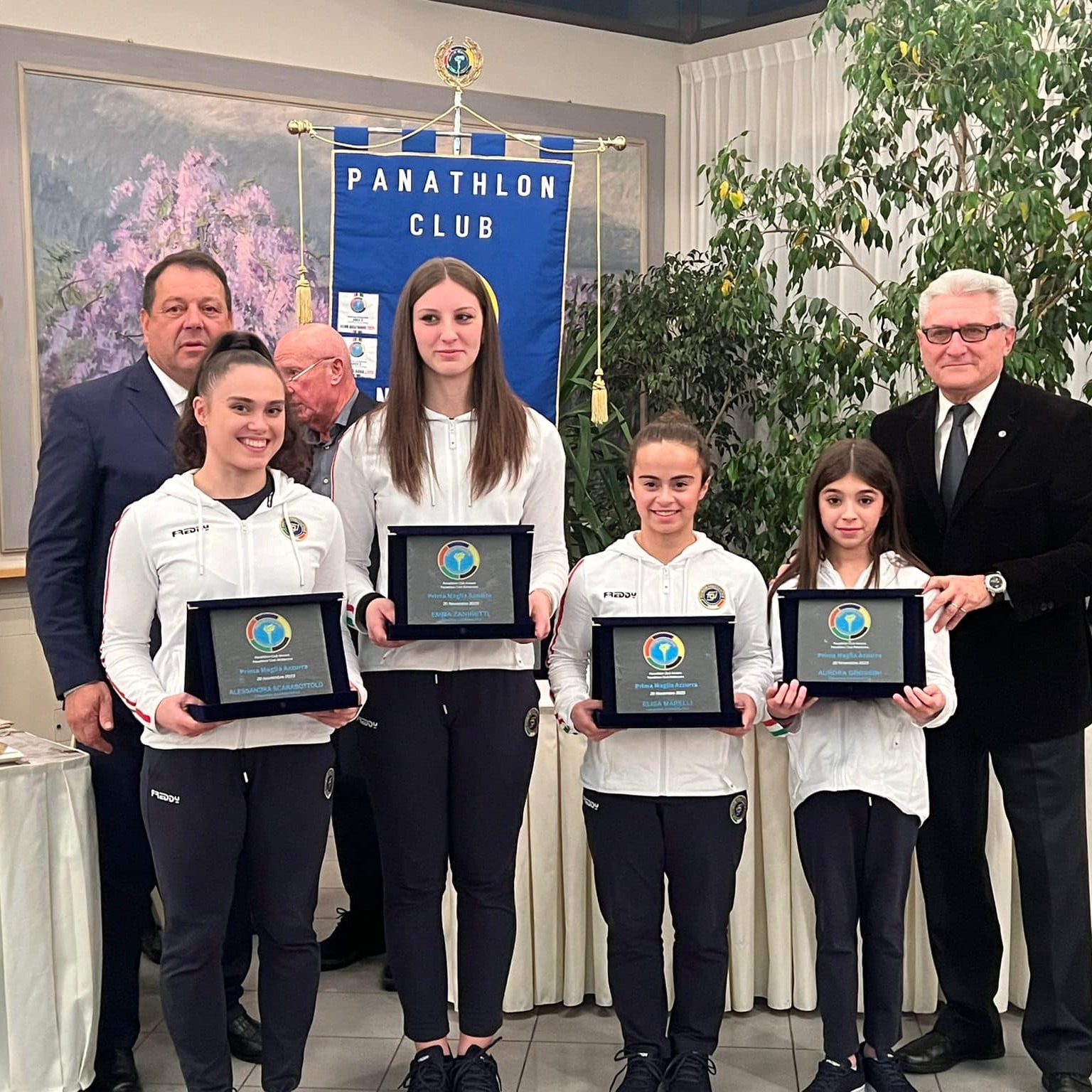 Elisa Marelli, Alessandra Scarabottolo, Aurora Grossini ed Emma Zaninetti