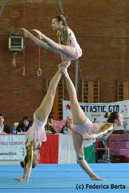 FUNtastic Gym 06, Campionato Acrosport Serie A e B, Prima Gara 2015, Miriam Agazzone, Francesca Corradino, Elisa Bagarotti