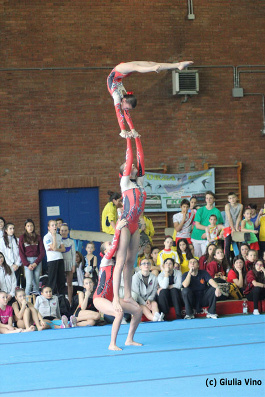 FUNtastic Gym 06, Campionato Acrosport Serie A e B, Prima Gara 2015, Jessica Poletti, Giulia Cerutti, Elisa Crevacore