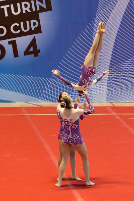 FUNtastic Gym 06, Turin Acro Cup 2014, Cristina Margaroli, Nicole Agazzone, Nicole Paracchini