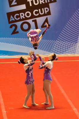 FUNtastic Gym 06, Turin Acro Cup 2014, Cristina Margaroli, Nicole Agazzone, Nicole Paracchini