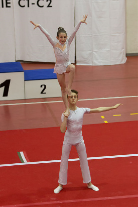 FUNtastic Gym 06, Acrosport Serie C seconda gara campionato FGI 2015, Pietro Bertona, Alessia Paracchini