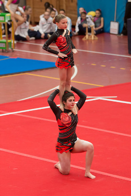 FUNtastic Gym 06, Acrosport Serie C seconda gara campionato FGI 2015, Eleonora Marcassa, Cristina Bonini