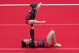 FUNtastic Gym 06, Acrosport Serie C seconda gara campionato FGI 2015, Federica Tacca. Giulia Vicario