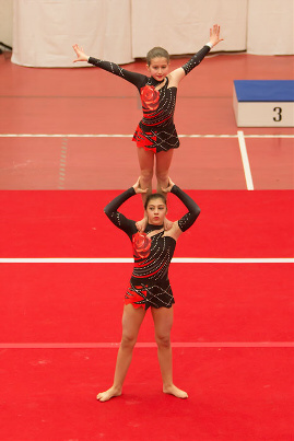 FUNtastic Gym 06, Acrosport Serie C seconda gara campionato FGI 2015, Federica Tacca. Giulia Vicario