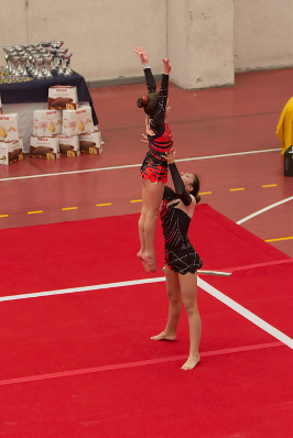 FUNtastic Gym 06, Acrosport Serie C seconda gara campionato FGI 2015, Federica Tacca. Giulia Vicario