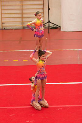 FUNtastic Gym 06, Acrosport Serie C seconda gara campionato FGI 2015, Sofia Poli, Gaia Gentini, Chiara Clementi