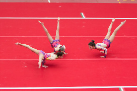 FUNtastic Gym 06, Acrosport Serie C seconda gara campionato FGI 2015, Sofia Poli, Gaia Gentini, Chiara Clementi