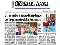 FUNtastic Gym 06, Borgomanero, Acrosport, Giornale di Arona, Prima gara Campionato FGI Serie B 2014 e Danzarese