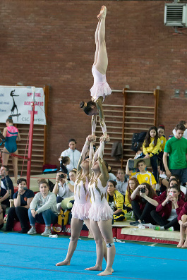 FUNtastic Gym 06, Campionato Acrosport Serie A e B, Prima Gara 2015, Miriam Agazzone, Francesca Corradino, Elisa Bagarotti