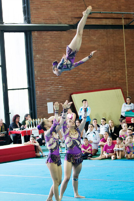 FUNtastic Gym 06, Campionato Acrosport Serie A e B, Prima Gara 2015, Miriam Agazzone, Francesca Corradino, Elisa Bagarotti