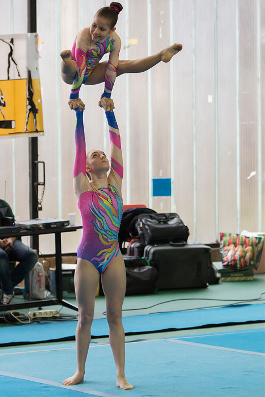 FUNtastic Gym 06, Campionato Acrosport Serie A e B, Prima Gara 2015, Giorgia Pessina, Sharon Agazzone