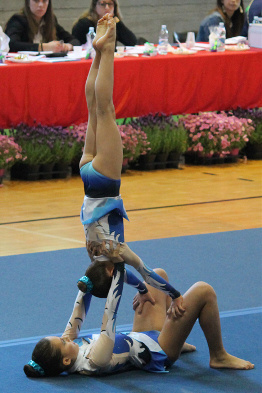 FUNtastic gym 06, Campionato Acrosport 2014 Loano serie C, Noemi Platini, Antonia Grosu