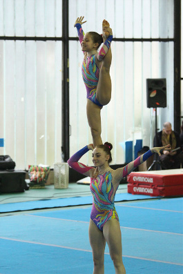 FUNtastic Gym 06, Campionato Acrosport Serie A e B, Prima Gara 2015, Giorgia Pessina, Sharon Agazzone