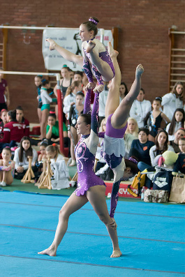 FUNtastic Gym 06, Campionato Acrosport Serie A e B, Prima Gara 2015, Cristina Margaroli, Nicole Agazzone, Nicole Paracchini