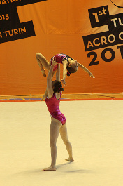 FUNtastic Gym 06, Turin Acro Cup, Giorgia Pessina, Sharon Agazzone