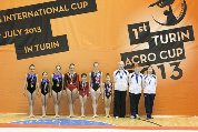 FUNtastic Gym 06, Turin Acro Cup, Miriam Agazzone, Francesca Corradino, Elisa Bagarotti, Sharon Agazzone, Giorgia Pessina, Micol Parisotto, Claudia Berra, Mara Rapetti, Eleonora Guzzo, Marta Cavagna