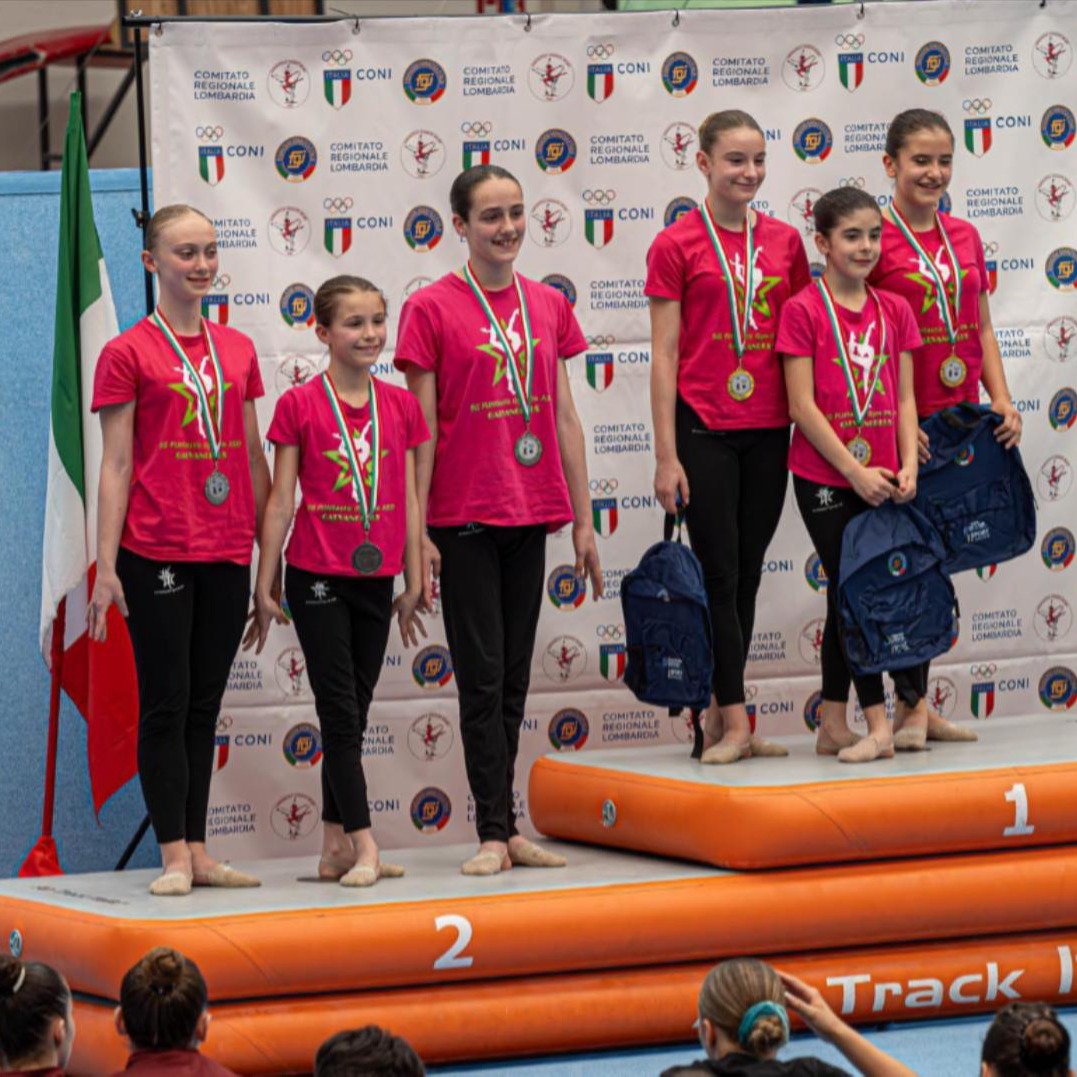 Campionesse italiane L3: Anna, Anita e Letizia Vice campionesse italiane L3: Alice, Sofia e Greta